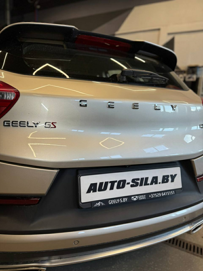 Установка камеры заднего вида в Geely GS
