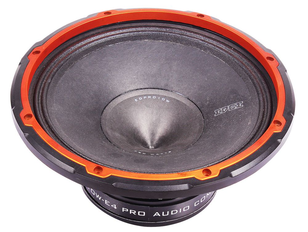 Акустика EDGE EDPRO10W-E4 - купить в Авто-сила Акустика Мидбас (Эстрадный) EDGE EDPRO10W-E4. 25 см (10 дюйм.), Мощность динамиков 250 Вт (номинальная), 750 Вт (максимальная).