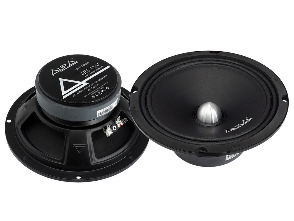 Акустика Aura SM-C804 v3 - купить в Авто-сила Акустика Среднечастотная АС Aura SM-C804 v3. 20 см (8 дюйм.), Мощность динамиков 151 Вт (номинальная), 251 Вт (максимальная).