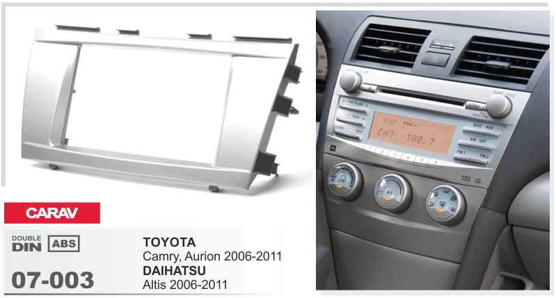 CARAV 07-003 Toyota Camry, Aurion 2006-2011 / DAIHATSU Altis 2006-2011