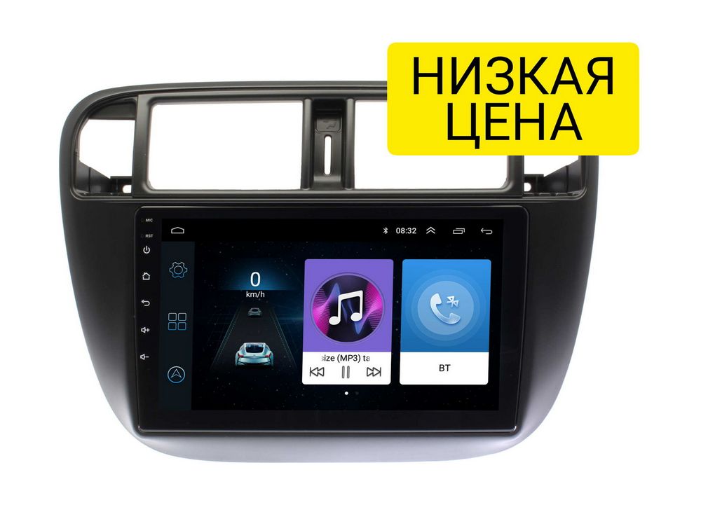Штатная магнитола Honda Civic 1996 - 2001 Wide Media LC9463ON-1/16 (Правый руль)