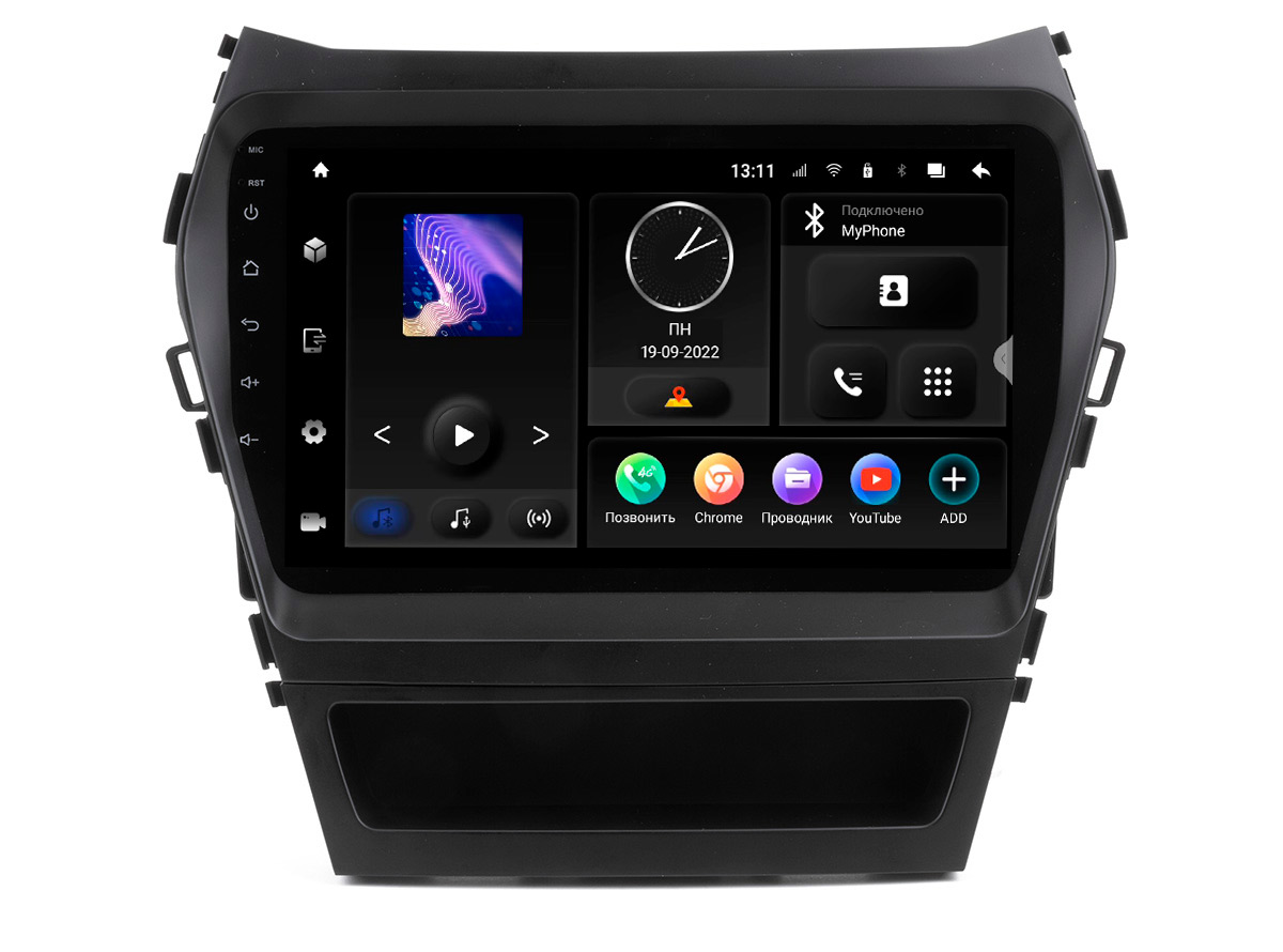 Incar TMX-2409-6 - штатная магнитола Hyundai Santa Fe 13-18 Incar TMX-2409-6 - штатная магнитола Hyundai Santa Fe 13-18