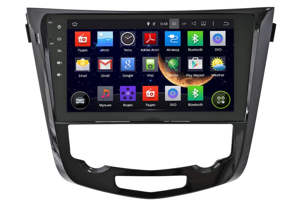 Incar AHR-6281 - Штатная магнитола Nissan X-Trail/QASHQAI 15+ Android (10")