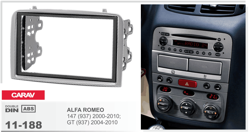 CARAV 11-188 - ALFA ROMEO 147 (937) 2000-2010; GT (937) 2004-2010