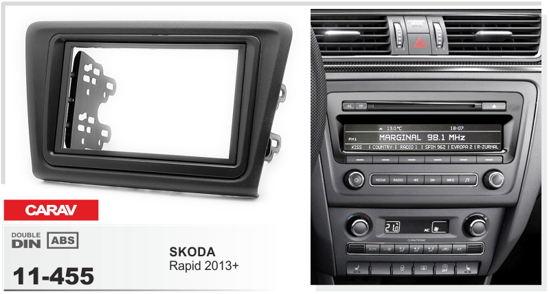 CARAV 11-455 - SKODA Rapid 2013+