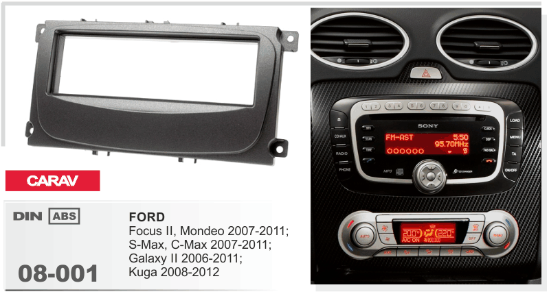CARAV 08-001 - Ford Focus II, Mondeo, S-Max, C-Max