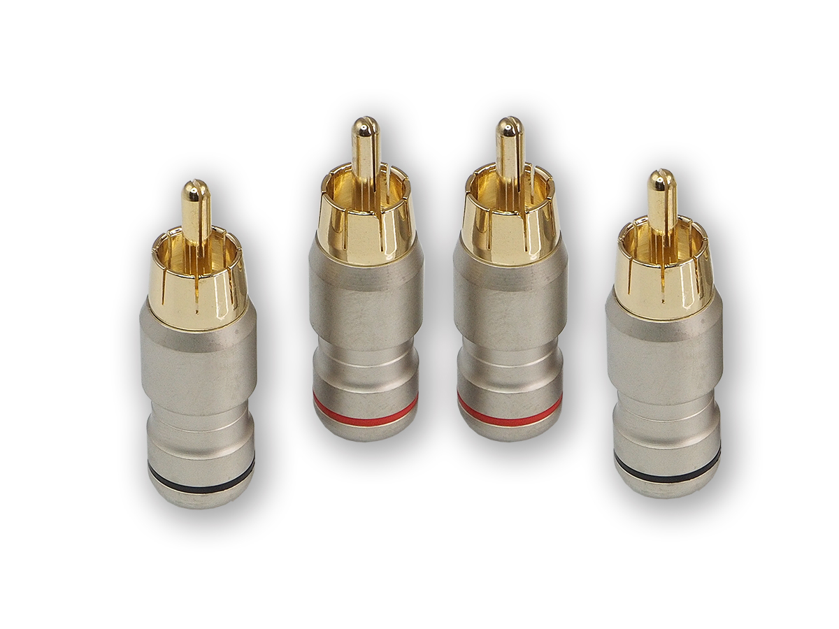 Aura RCA-P614 - RCA коннектор (6мм. вход, 4 шт.) Aura RCA-P614 - RCA коннектор (6мм. вход, 4 шт.)