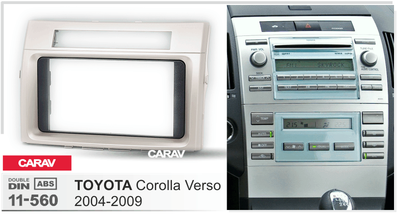 CARAV 11-560 - TOYOTA Corolla Verso 2004-2009