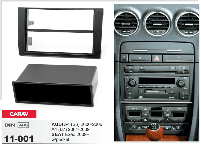 CARAV 11-001 - AUDI A4 (B6) 2000-2006, A4 (B7) 2004-2009