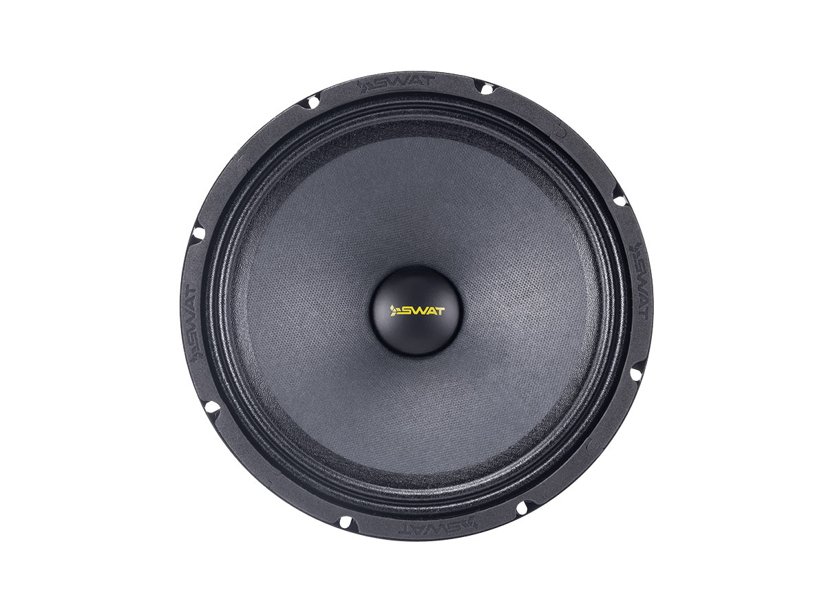 Акустика Среднечастотная АС SWAT REV-80Pro V.2. 20 см (8 дюйм.), Мощность динамиков 150 Вт (номинальная), 300 Вт (максимальная).