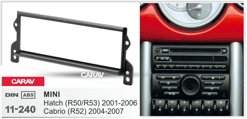 CARAV 11-240 - MINI Hatch (R50/R53) 2001-2006; Cabrio (R52) 2004-2007)