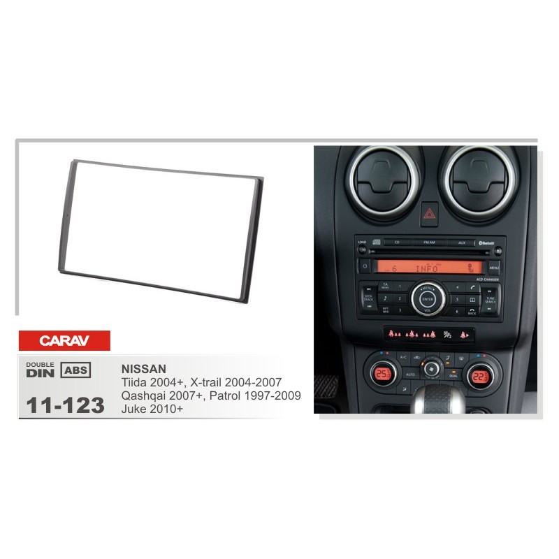CARAV 11-123 - Nissan Tiida, X-trail, Qashqai, Juke, Patrol переходная рамка