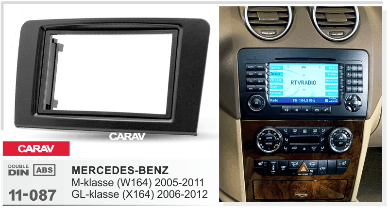 CARAV 11-087 - MERCEDES-BENZ M-klasse (W164) 2005-2011; GL-Klasse (X164) 2006-2012