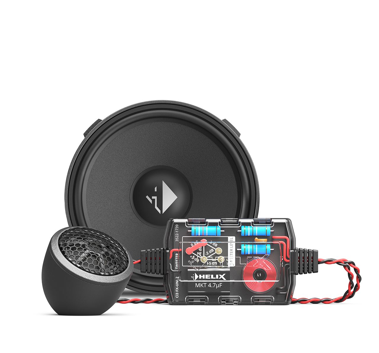 Акустика компонентная Helix Ci3 K100.2FM-S3 МК2. 10 см (4 дюйм.), Мощность динамиков 80 Вт (номинальная), 120 Вт (максимальная).