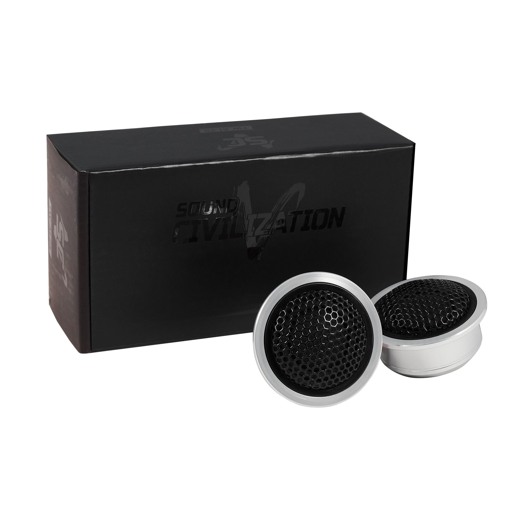 Твитер Kicx Sound Civilization TW AL25. 2.6 см (1 дюйм.), Мощность динамиков 30 Вт (номинальная), 90 Вт (максимальная).