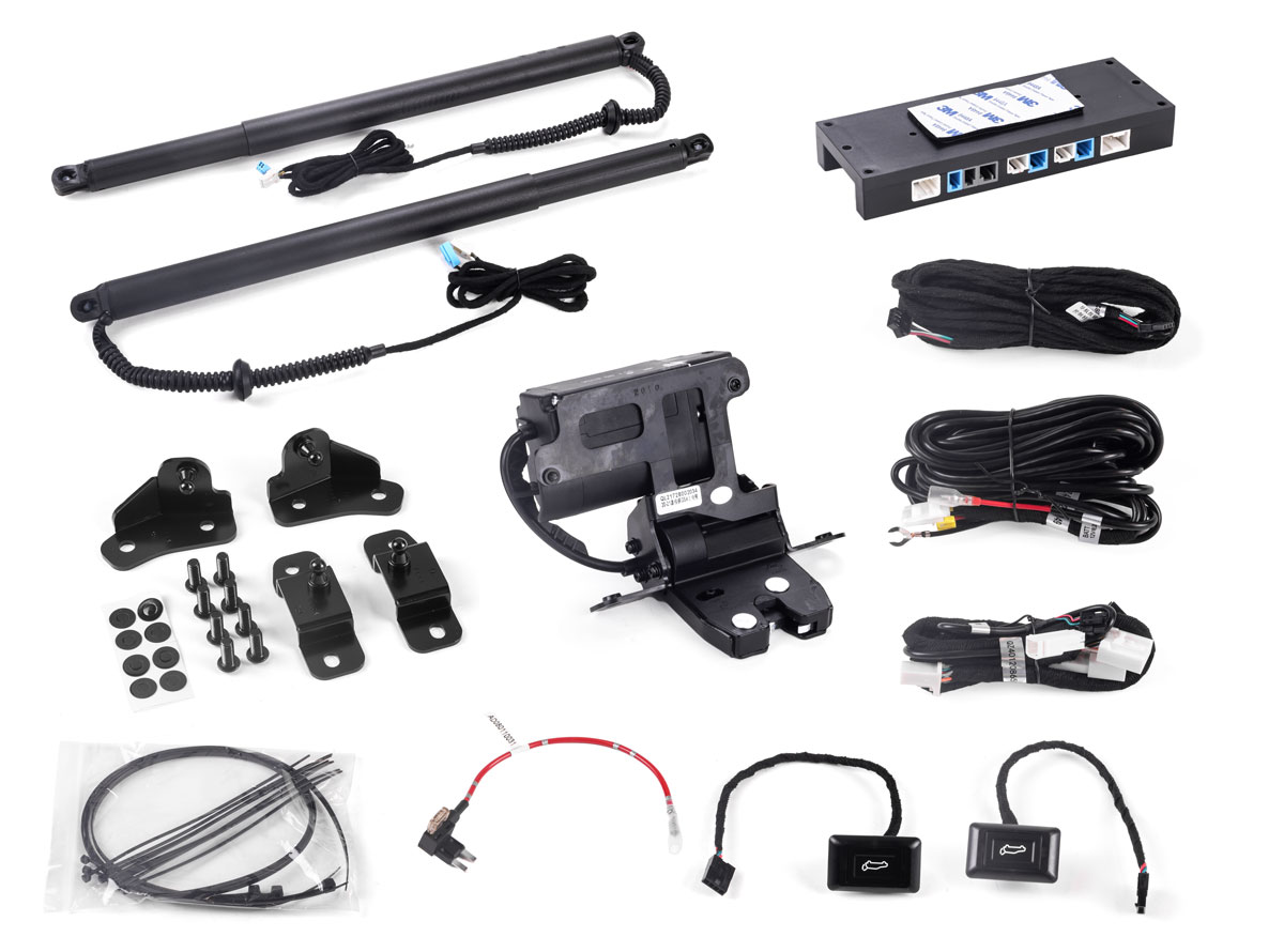 Электропривод двери багажника Incar TG-JAC-02 для JAC GS4 <br/>Комплект электрического подъемника задней двери автомобиля JAC GS4, предназначен для управления открытием/закрытием двери багажника и создает дополнительный комфорт при использовании автомобиля.<br />
<br />
 - Возможность программирования высоты подъема задней двери. Изменять высоту можно неограниченное количество раз.<br />
 - Интеллектуальная технология защиты от защемления обеспечивает безопасность использования системы. При физическом контакте двери с препятствием движение будет остановлено.<br />
 - Процесс движения двери багажника сопровождается звуковым и световым предупреждением.<br />
<br />
Управление открытием и закрытием двери багажника:<br />
 - На расстоянии (с брелка)<br />
 - Не выходя из машины (кнопка в салоне)<br />
 - Кнопка, установленная в накладку крышки багажника<br />
 - Легким движением ноги (сенсор под бампером (опция))<br />
<br />
Применение качественных материалов, комплектующих и современных технологий повышают производительность и надёжность системы. Дверь плавно и тихо закрывается, с нужным прижимом в проёме.<br />
<br />
Штатный замок меняется в сборе на комплектный. Крепеж и элементы проводки остаются оригинальными.<br />
<br />
Комплект разработан индивидуально для вашего автомобиля. Подключение монтажных жгутов к штатным разъёмам автомобиля PIN-TO-PIN, практически исключает человеческий фактор при инсталляции.<br />
<br />
Мозг системы — компактный блок управления скрытой установки. Инсталлируется в дверь багажника.<br />
<br />
Технические характеристики:<br />
 - Наружный диаметр стойки привода – 33,8 мм<br />
 - Номинальное рабочее напряжение – 12 В (бортовая сеть автомобиля)<br />
 - Номинальный ток - ≤ 4 А<br />
 - Крутящий момент - 5.23-6.39 Нм<br />
 - Ток момента (max) – 20 А<br />
 - Класс защиты – IP67<br />
 - Уровень шума - 50 дБ<br />
<br />