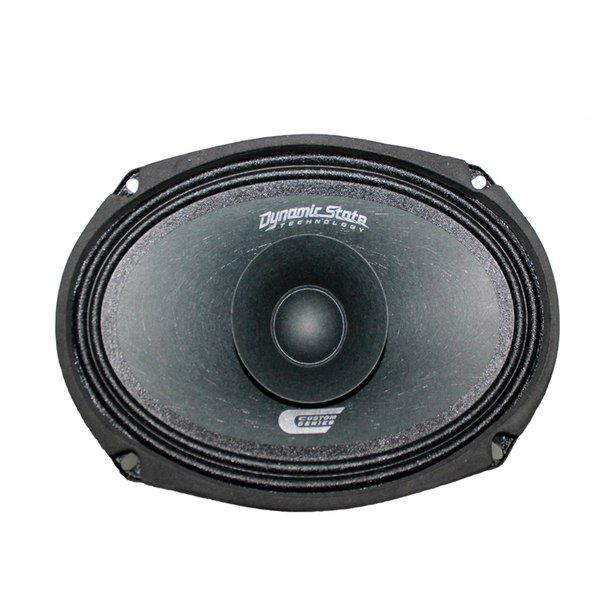 Акустика Среднечастотная АС Dynamic State CM-69.2. овальный 15x23 см (6x9 дюйм.), Мощность динамиков 150 Вт (номинальная), 350 Вт (максимальная).