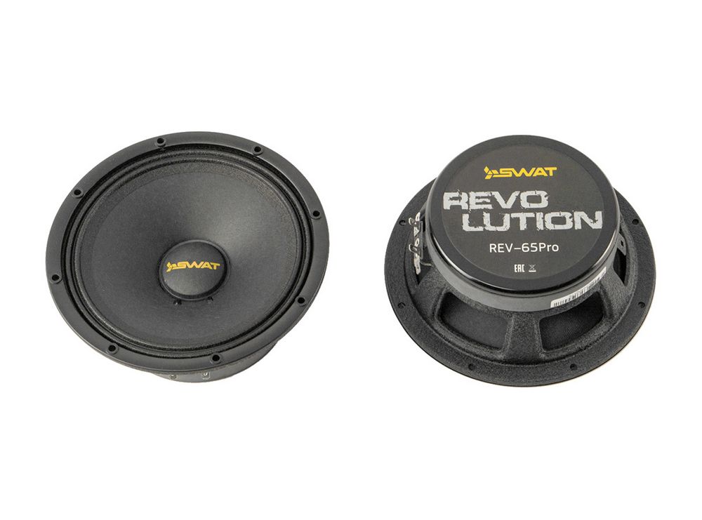 Акустика SWAT REV-65Pro - купить в Авто-сила Акустика Среднечастотная АС SWAT REV-65Pro. 16.5 см (6.5 дюйм.), Мощность динамиков 75 Вт (номинальная), 150 Вт (максимальная).