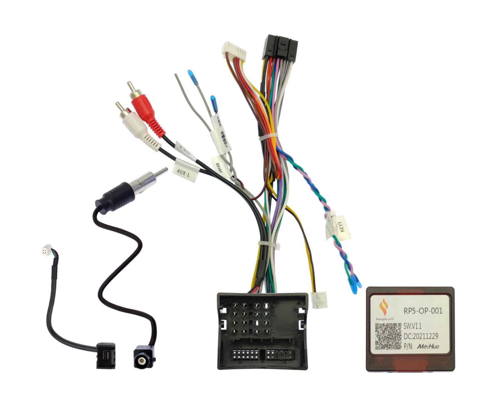 Комплект проводов для установки WM-MT в Opel Astra H 2004 - 2010 (основной, CAN) WS-MTOP01