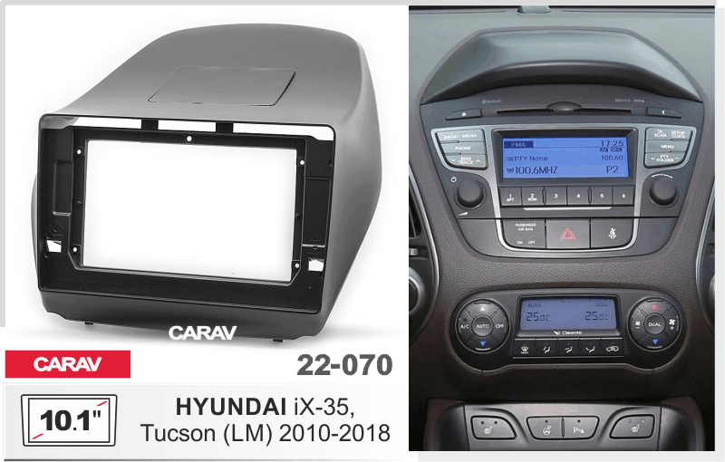 CARAV 22-070 - HYUNDAI iX-35, Tucson (LM) (2010-2018) 10.1