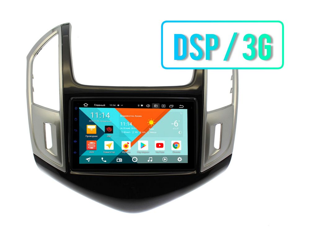 Магнитола в штатное место Chevrolet Cruze 2013+  Wide Media MT7139PK-2/16